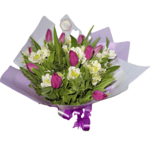 Ramo 10 Tulipanes y Alstromelias