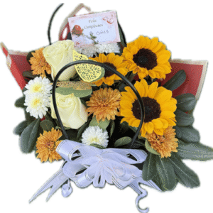 Carterita Girasoles y Rosas