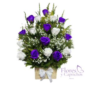 Arreglo Funebre Azul