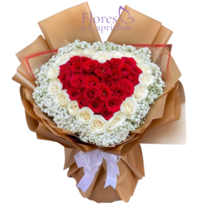 Ramo con diseño de Corazón