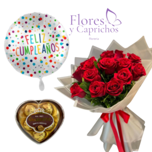 Ramo, Globo y Chocolates