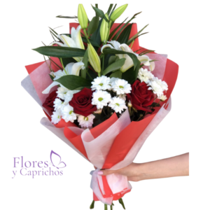 Ramo de Liliums y Rosas