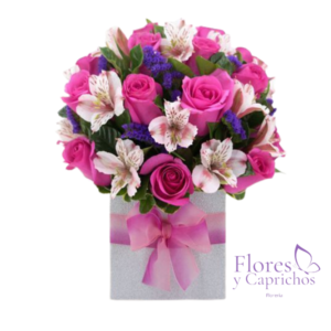 Box En Rosas Fucsias