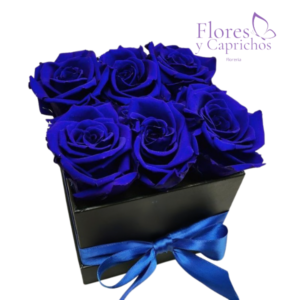 Box En Rosas Azules