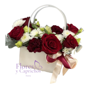 Elegante Cartera Floral