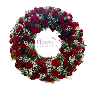 Corona de 50 Rosas Rojas