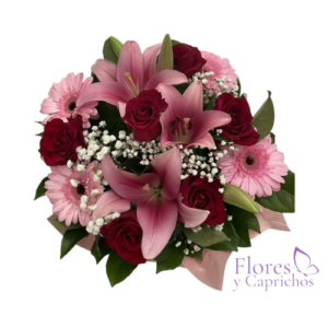 Centro de Mesa en Lirios