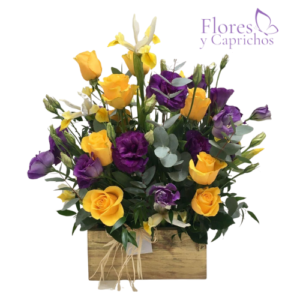 Arreglo con lisianthus